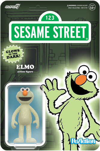 Sesame Street - ReAction Figures Exclusive - Elmo (Glow)