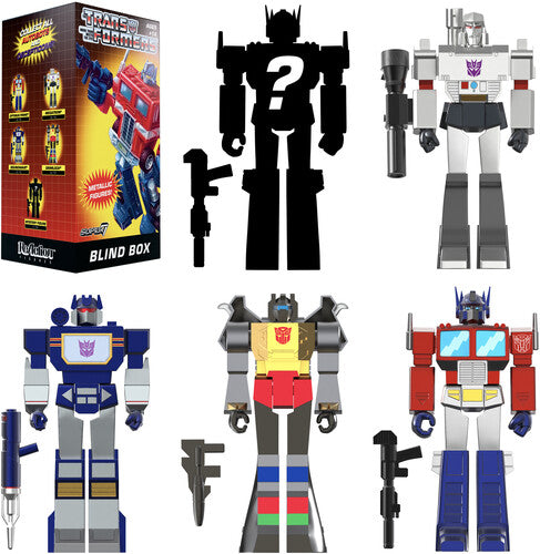 Transformers - ReAction Figure Blind Box Wv2 - Metallic 12Pc PDQ