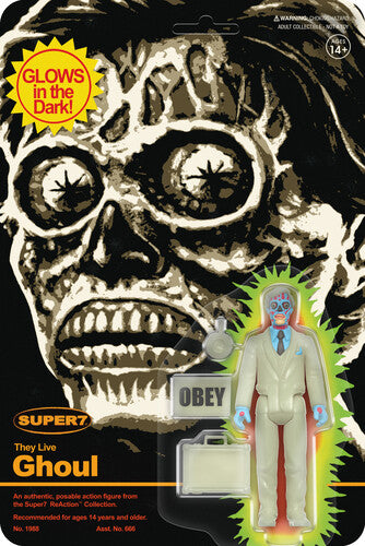 They Live - ReAction Figure - Male Ghoul (Monster Glow)