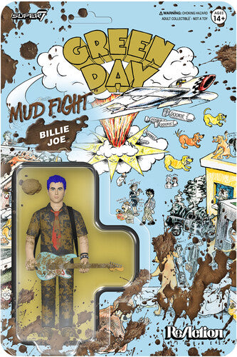 Green Day - ReAction Figures Wv1 - Mud Fight Billie Joe Armstrong