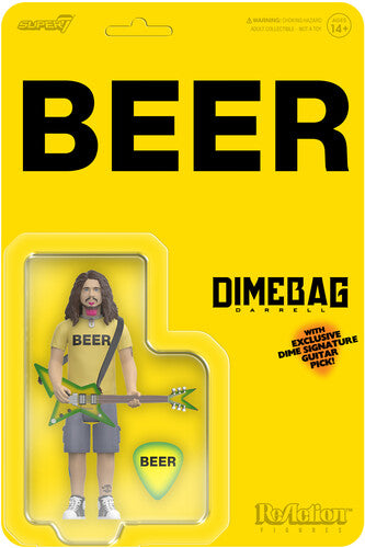 Dimebag Darrell - ReAction Figures Wv2- Dimebag Darrell (BEER Shirt)
