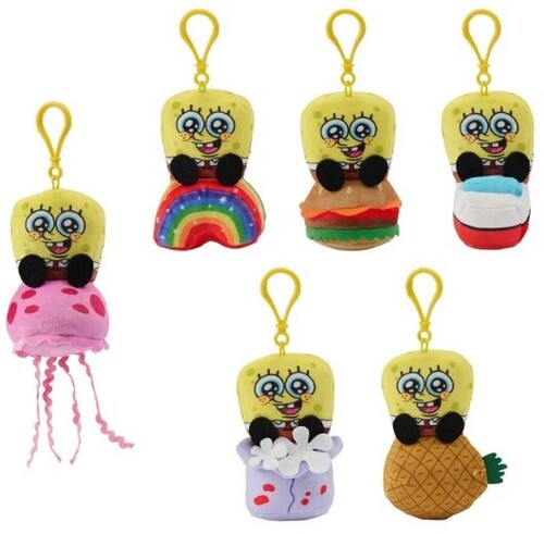 SpongeBob SquarePants - Super Duper Plush - Keychains Wv1 - Flat (Wide)