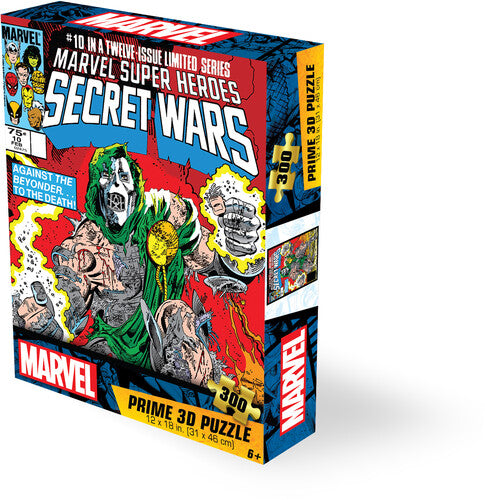Secret Wars #10 Doctor Doom Cover 12x18 300pc 3D Lenticular Puzzle NYCC Exclusive