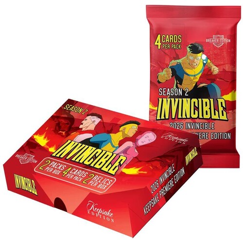 Keepsake - 2026 Invincible Season 2 - Premiere Trading Cards Breaker Box