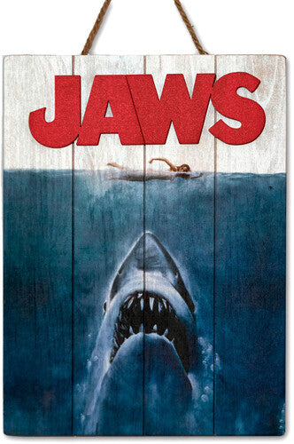 JAWS - Woodart 3D - 1975 Art 12"x16" Hanging Sign
