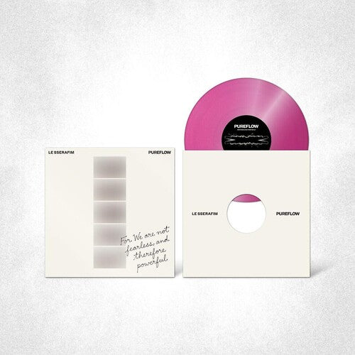 Le Sserafim - 2nd Studio Album 'PUREFLOW' pt.1 Vinyl [Hot Pink Glitter ver.]