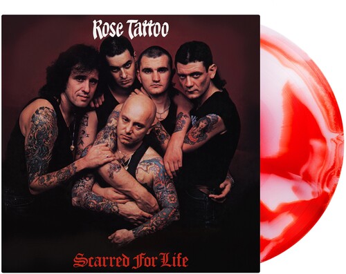 Rose Tattoo - Scarred For Life - Limited 140-Gram Red & White Swirl Colored Vinyl