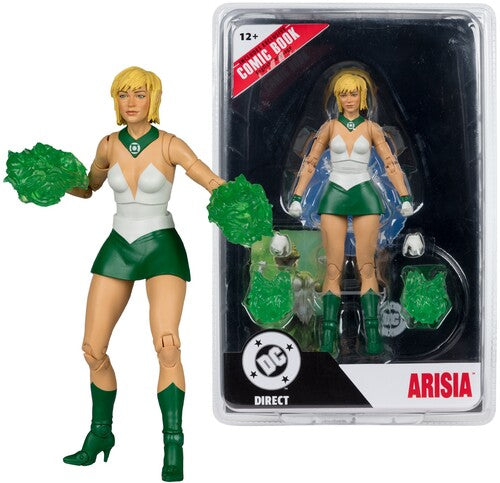 McFarlane Toys - DC Direct - Page Punchers - Arisia (Green Lantern Corps #47) 7 Action Figure & Comic