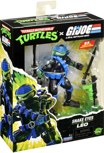 TMNT x GI Joe - Leo x Snake Eyes action figure
