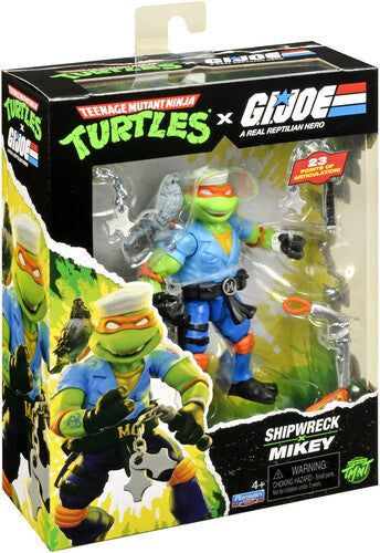 TMNT x GI Joe - Mikey x Shipwreck action figure