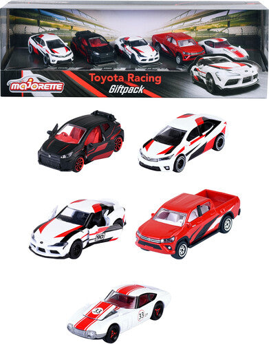 Majorette - 1:64 Die-Cast Car Gift Pack - Toyota Racing 5-Pack