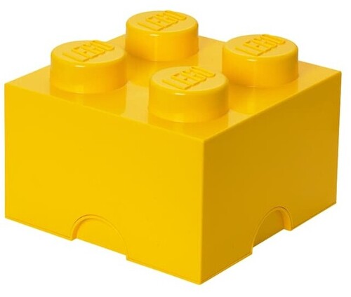 LEGO Storage Brick with 4 Knobs Felt, Yellow