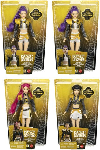 KPop Demon Hunters "Golden" Singing Doll 4-Piece A Assortment (KPDH)