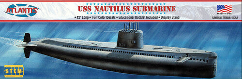 USS Nautilus Nuclear-Powered Submarine (SSN-571) (STEM) 1:300 Scale Model Kit