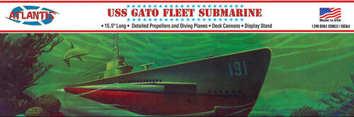 USS Gato (SSN-212) World War II Fleet Submarine 1:240 Scale Model Kit