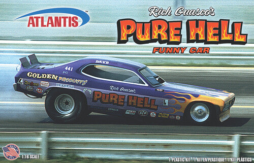 Rich Guasco's Pure Hell Racing Funny Car 1:16 Scale Model Kit