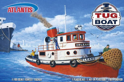 Waterfront Harbor Tug Boat 1:160 Scale Model Kit