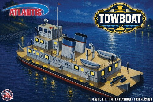 Waterfront Tow Boat River Queen 1:220 Scale Model Kit