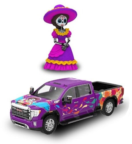 1:64 2023 GMC Sierra 3005 HD Dia de los Muertos Die-Cast Truck & Figure