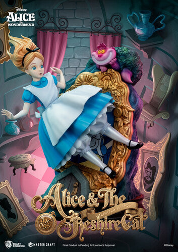Alice in Wonderland Master Craft Alice & The Cheshire Cat Statue