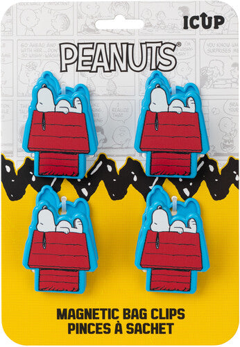 Peanuts Magnetic Bag Clips (4 Pack) (Mag)