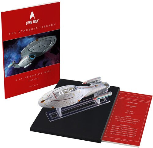 Star Trek: Voyager - Starship Library Vol. 16 - U.S.S. Voyager NCC-74656 Die-Cast Ship & Book Set