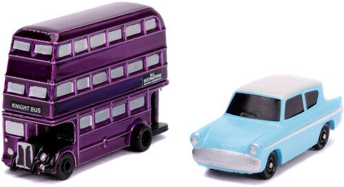 Harry Potter - Nano Hollywood Rides - 1959 Ford Anglia & Knight Bus Die-Cast 2-Pack ||||||