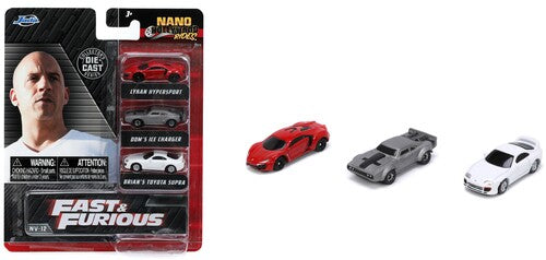 Fast & Furious - Nano Hollywood Rides - Die-Cast Car 3-Pack