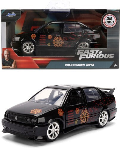 Fast & Furious - 1:32 1995 Volkswagen Jetta Die-Cast Car (Black Remix Edition)