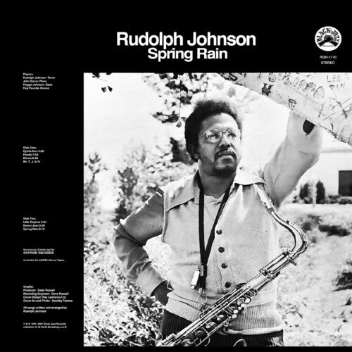 Rudolph Johnson - Spring Rain - Remastered - Blue with Black Swirl Vinyl