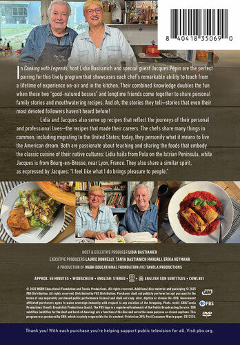 Cooking with Legends: Lidia Bastianich and Jacques Pepin