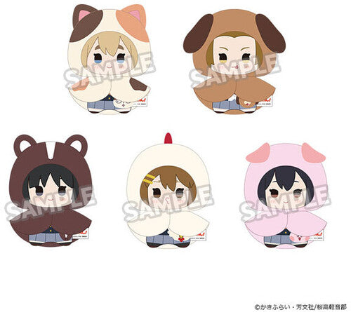 K-ON! - Fluffy Rain Series - Plushie Keychain 5pc Blind Box PDQ