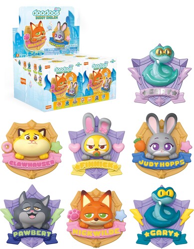 Blokees - Zootopia - daadoos: Mate Series - 01: Buddy Emblem 6ct Model Kit PDQ Display