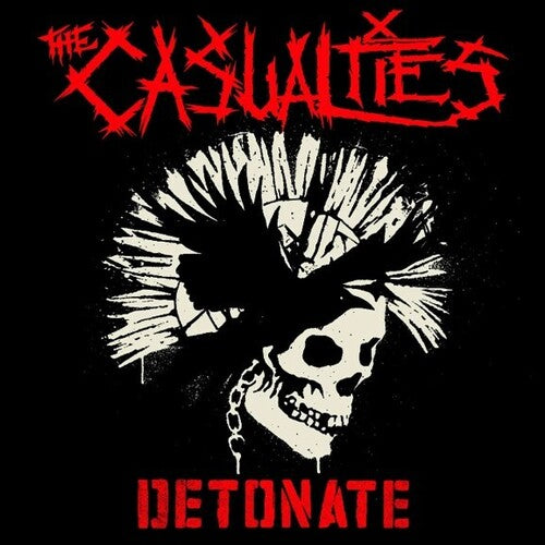 Casualties - Detonate - Red & Black Splatter Vinyl