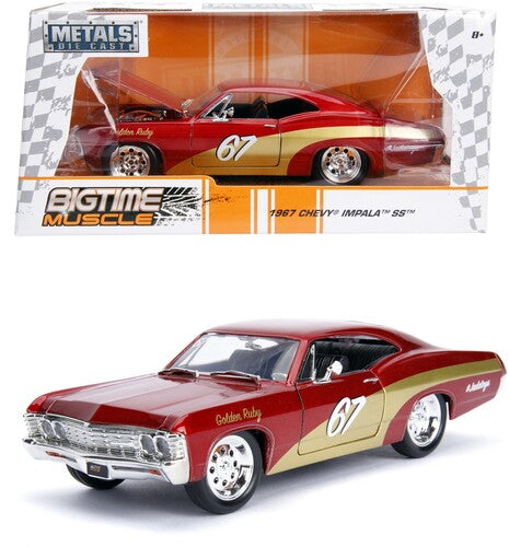 Big Time Muscle - 1:24 - 1967 Chevy Impala Die-Cast Car