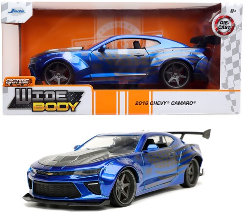 Big Time Muscle - 1:24 2016 Chevy Camaro SS Candy Silver Die-Cast Car