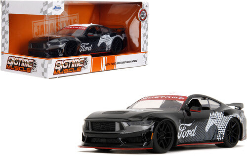Big Time Muscle - 1:24 2024 Ford Mustang Dark Horse Hobby Exclusive Die-Cast Car