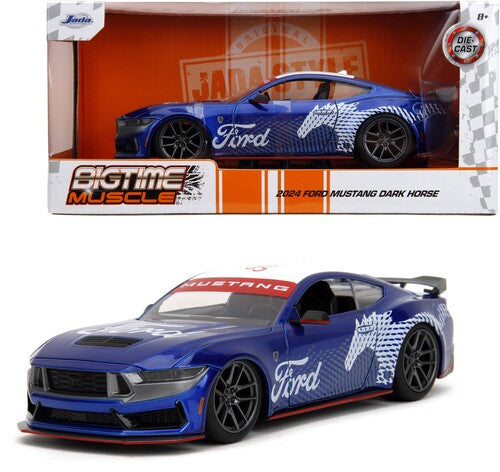 Big Time Muscle - 1:24 2024 Ford Mustang GT Dark Horse Die Cast Car