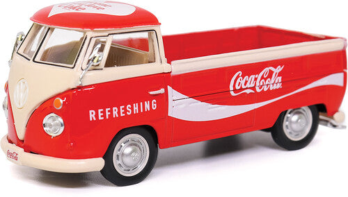 Coca-Cola Motor City Classics 1962 Volkswagen T1 pickup Red/White 1:43 Scale Diecast