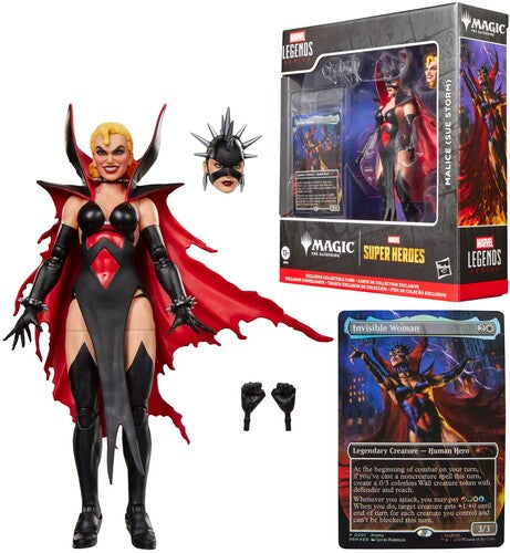 Marvel Super Heroes x Magic: The Gathering - Marvel Legends  - Malice (Sue Storm) Fantastic Four Action Figure & Exclusive Foil Trading Card
