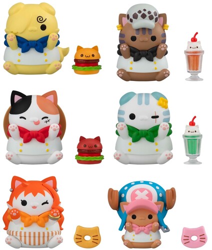 Megahouse - One Piece - Mega Cat Project - NyanPieceNyan DINER (Box/6)