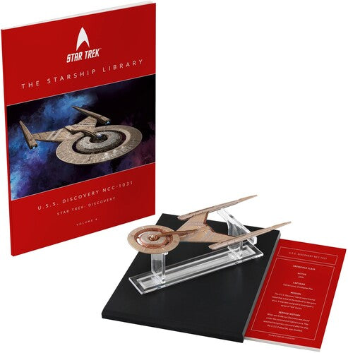 Star Trek: Discovery - Starship Library Vol. 4 - U.S.S. Discovery NCC-1031 Die-Cast Ship & Book Set