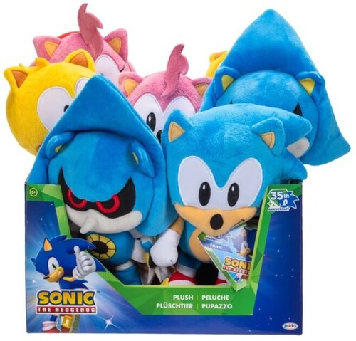 Sonic the Hedgehog - 9 inch basic plush wave 15 assortment