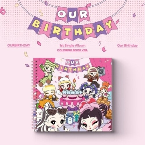Ourbirthday - Our Birthday (Coloring Book Ver.) - Coloring Book, CDR, Envelope, Sticker