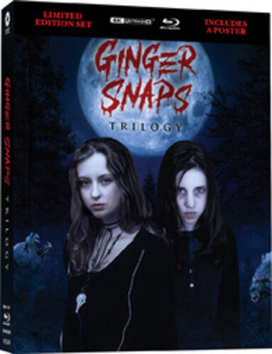 Ginger Snaps Trilogy - All-Region UHD & Blu-Ray Lenticular Boxset with Poster