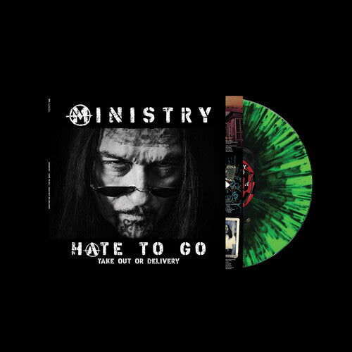 Peter Hook & Ministry - Hate To Go: Take Out Or Delivery  (Limited Edition Black/Green Splatter Vinyl)