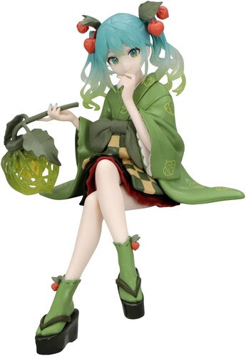 Furyu - Hatsune Miku - Noodle Stopper - Flower Fairy Winter Cherry Green Statue