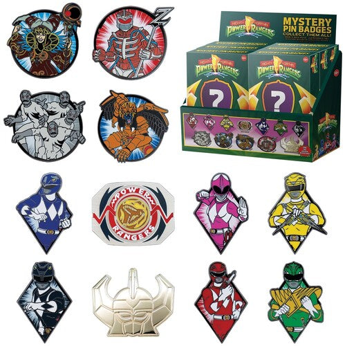 Power Rangers - Mystery Pin Badge 12ct PDQ Display