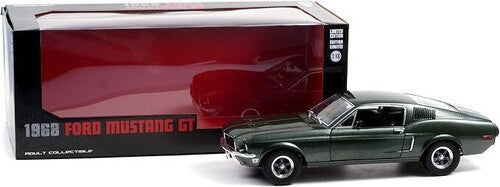 1:18 1968 Ford Mustang GT Flashback Highland Green Die-Cast Car