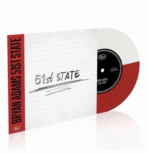 Bryan Adams - 51st State - Red & White Colored Vinyl